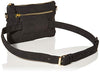 Leather RFID Fanny Pack Anti Theft Travel Small Handbag Crossbody Purse Wristlet Belt Bag