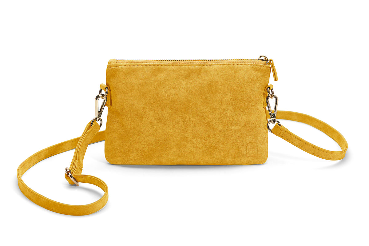 Leather RFID Fanny Pack Anti Theft Travel Small Handbag Crossbody Purse Wristlet Belt Bag