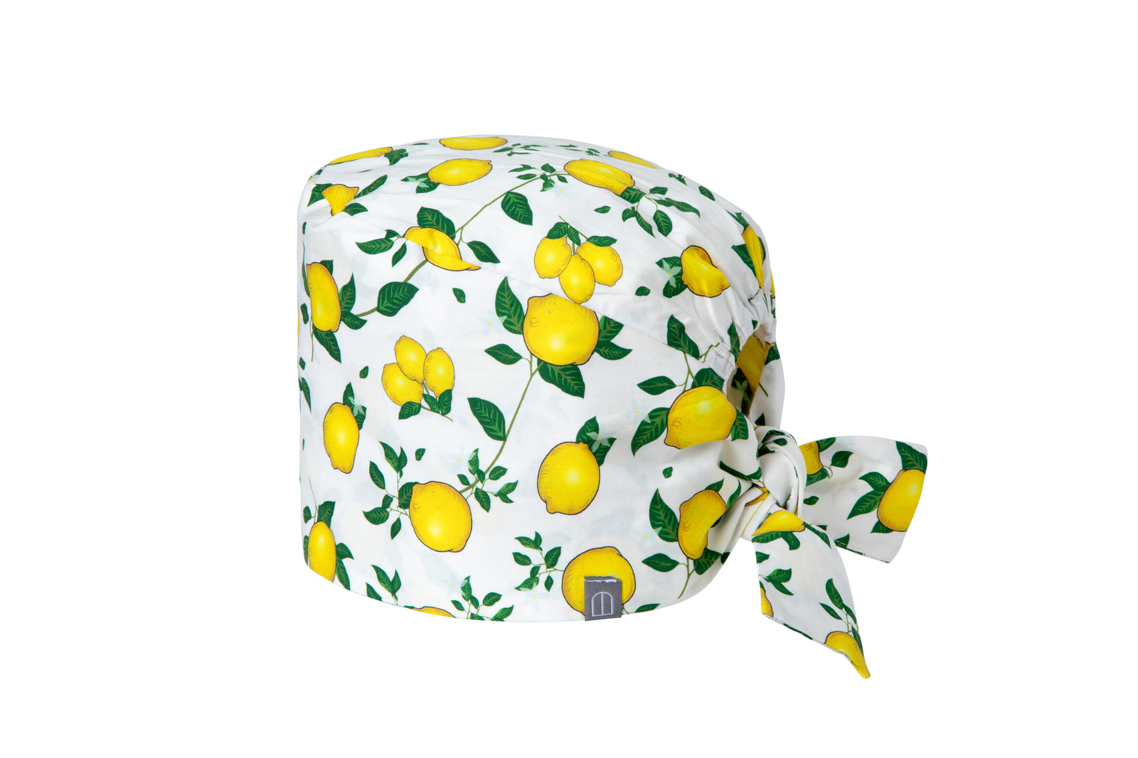 Lemon Scrub Cap, 100% Cotton Surgical Cap Breathable Fabric, Unisex