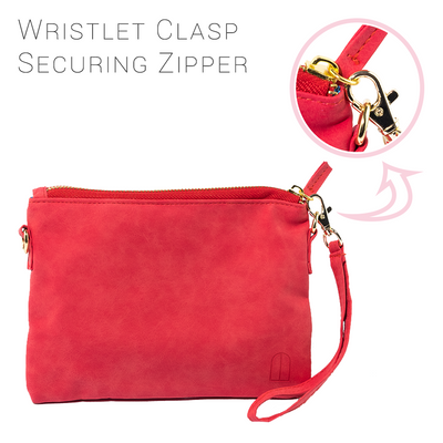 Leather RFID Fanny Pack Anti Theft Travel Small Handbag Crossbody Purse Wristlet Belt Bag